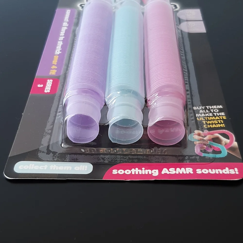 Twisti Tubes Pop Tube Sensory Fidget Toy Grafix 3-count - Picture 5 of 6
